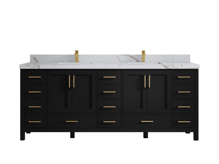 Malibu 84 in. W x 22 in. D Double Sink Bathroom Vanity - photo 17