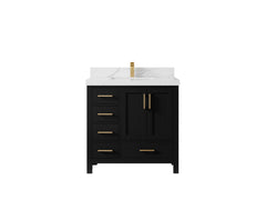 Malibu 36 in. W x 22 in. D with Center Sink Bathroom Vanity - photo 1