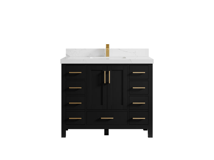 Malibu 42 in. W x 22 in. D Single Sink Bathroom Vanity - photo 17