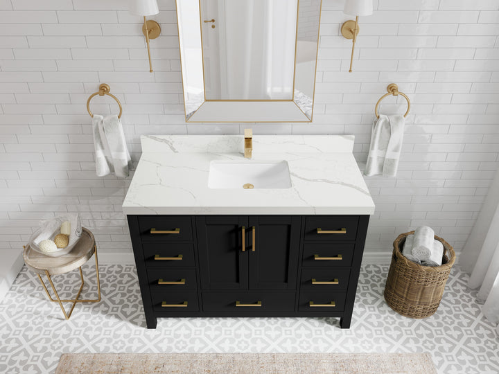 Malibu 48 in. W x 22 in. D Single Sink Bathroom Vanity - photo 16