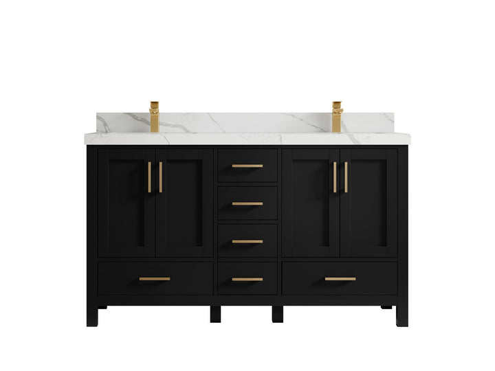 Malibu 60 in. W x 22 in. D Double Sink Bathroom Vanity - photo 26