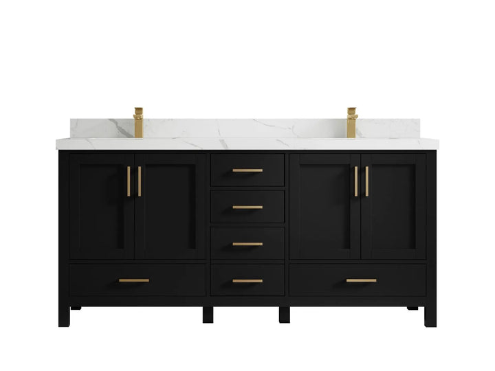 Malibu 72 in. W x 22 in. D Double Sink Bathroom Vanity - photo 26