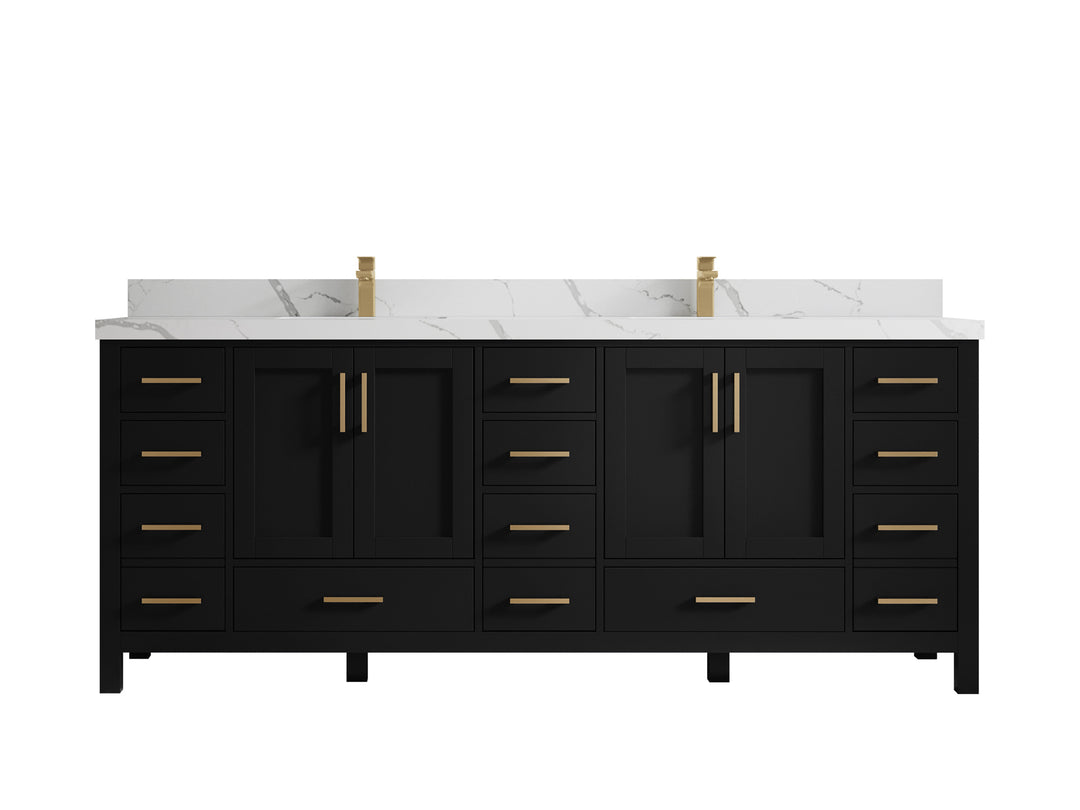 Malibu 84 in. W x 22 in. D Double Sink Bathroom Vanity