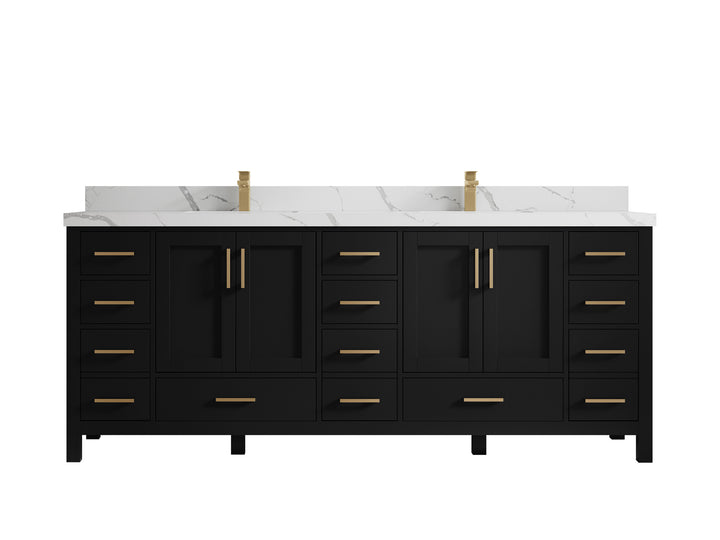 Malibu 84 in. W x 22 in. D Double Sink Bathroom Vanity - photo 19