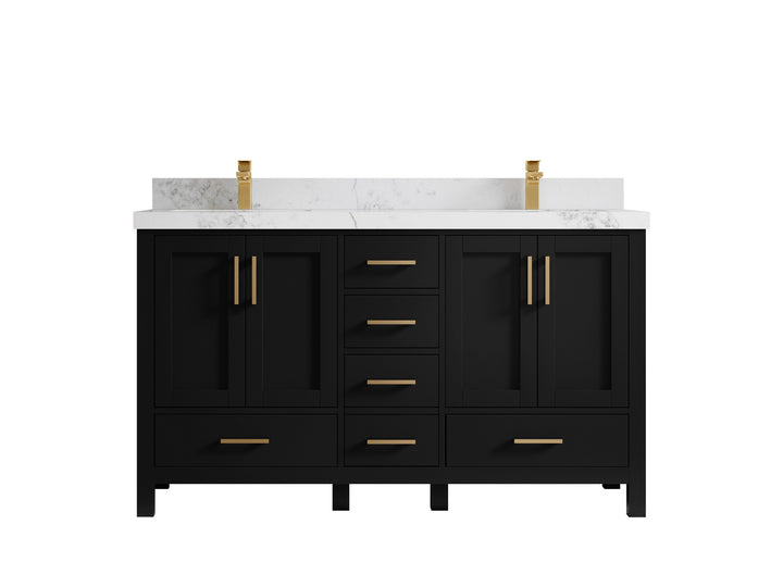 Malibu 60 in. W x 22 in. D Double Sink Bathroom Vanity - photo 19