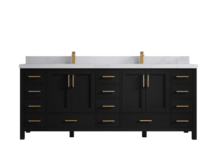 Malibu 84 in. W x 22 in. D Double Sink Bathroom Vanity - photo 21