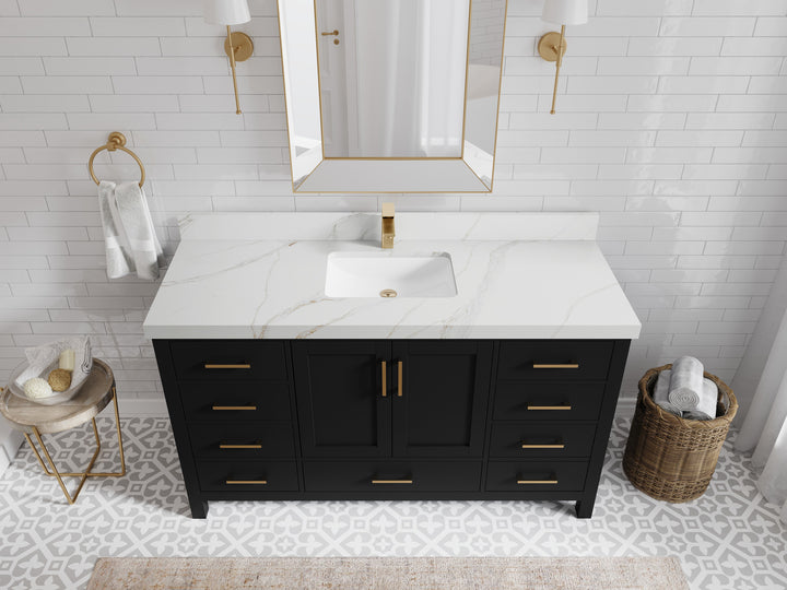 Malibu 60 in. W x 22 in. D Single Sink Bathroom Vanity - photo 20