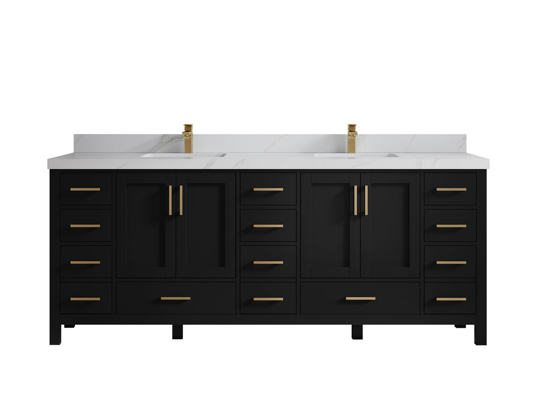 Malibu 84 in. W x 22 in. D Double Sink Bathroom Vanity
