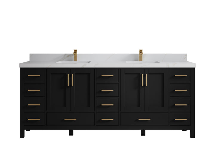 Malibu 84 in. W x 22 in. D Double Sink Bathroom Vanity - photo 23