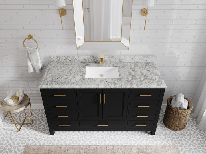 Malibu 60 in. W x 22 in. D Single Sink Bathroom Vanity - photo 22