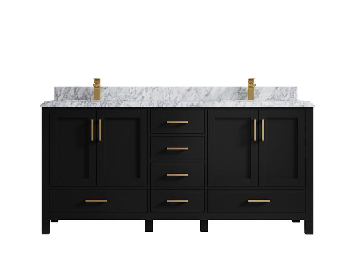 Malibu 72 in. W x 22 in. D Double Sink Bathroom Vanity - photo 22