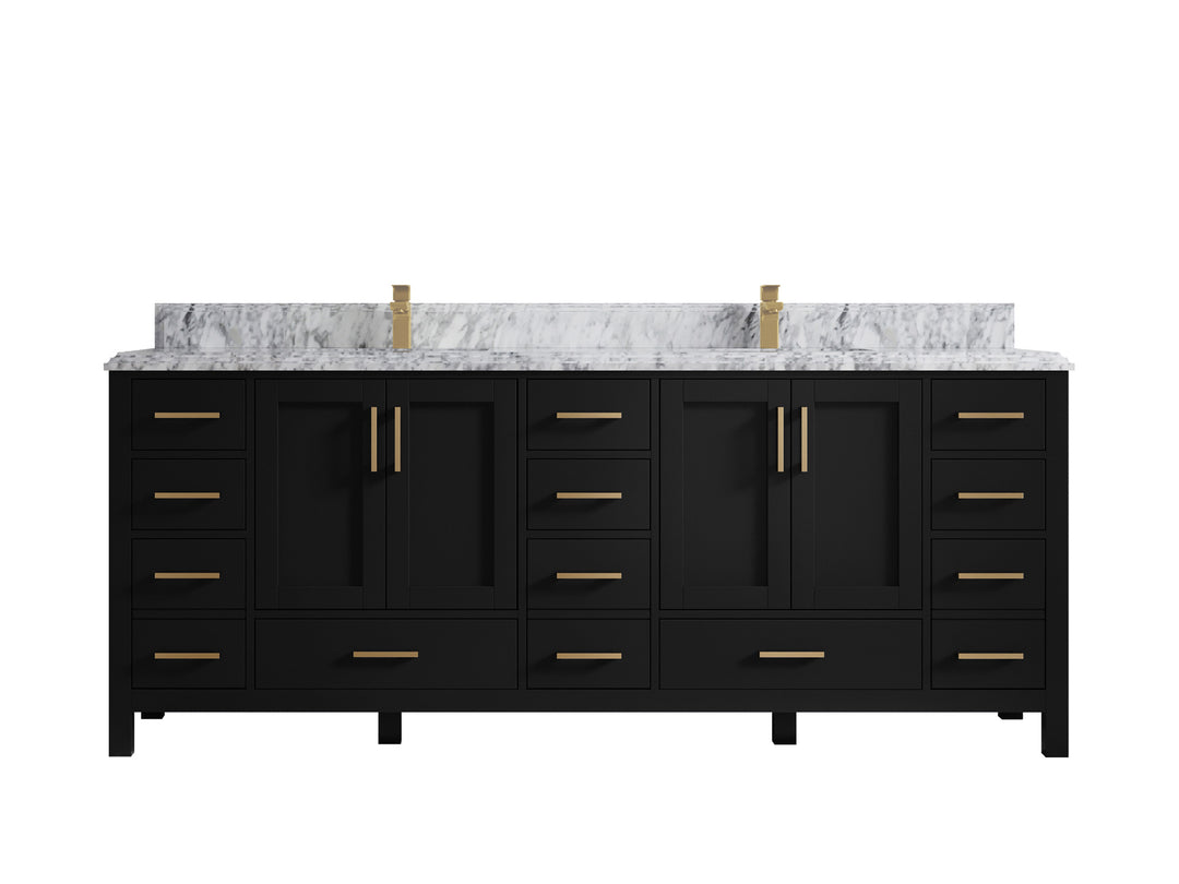 Malibu 84 in. W x 22 in. D Double Sink Bathroom Vanity