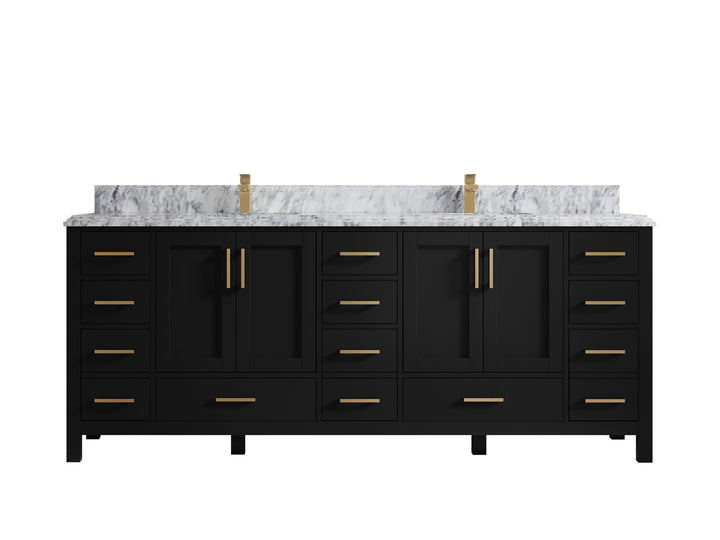 Malibu 84 in. W x 22 in. D Double Sink Bathroom Vanity - photo 25