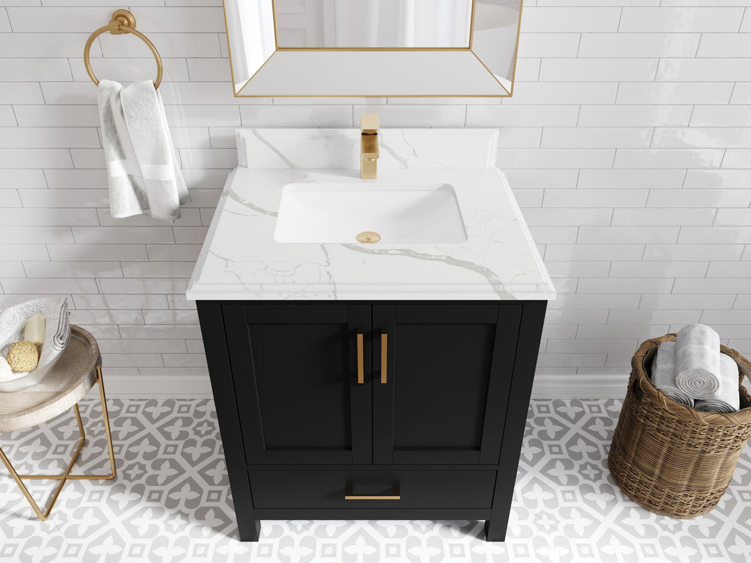 Malibu 30 in. W x 22 in. D Single Sink Bathroom Vanity