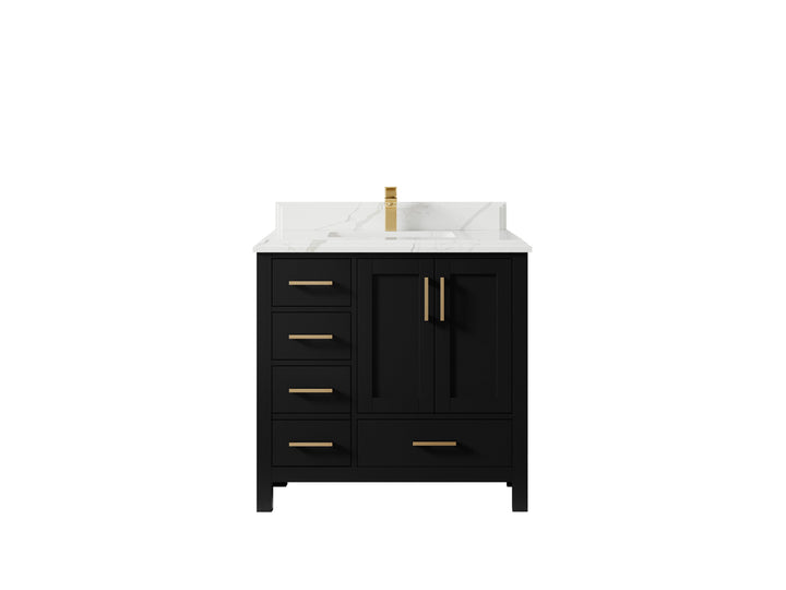 Malibu 36 in. W x 22 in. D Bathroom Vanity Center Sink 2 - photo 23