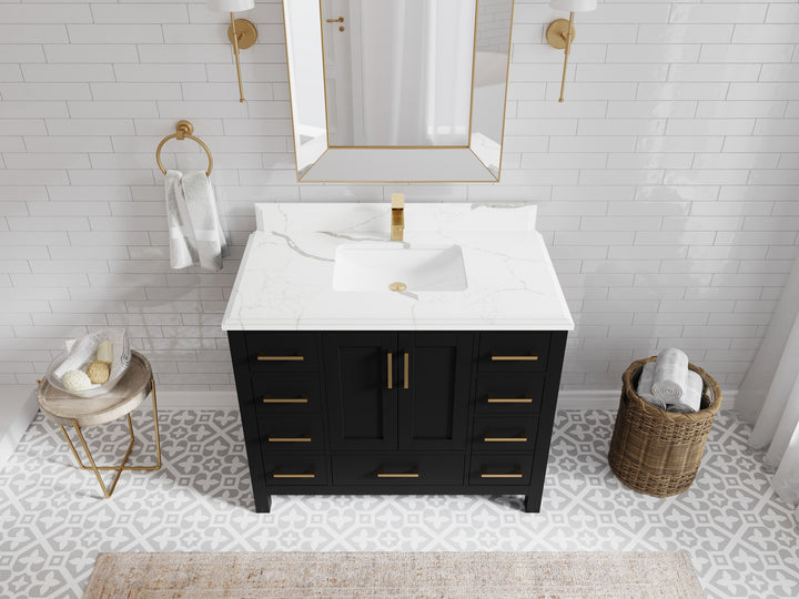 Malibu 42 in. W x 22 in. D Single Sink Bathroom Vanity - photo 24