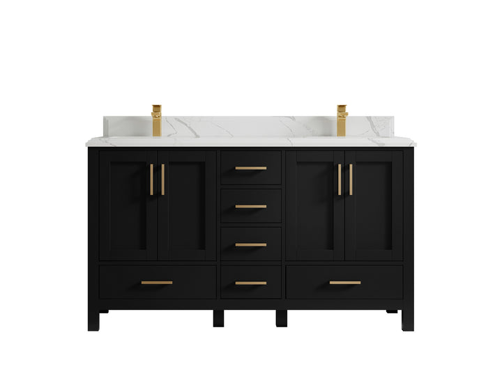 Malibu 60 in. W x 22 in. D Double Sink Bathroom Vanity - photo 25