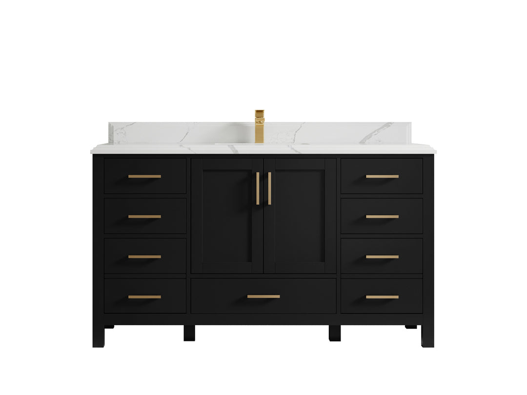Malibu 60 in. W x 22 in. D Single Sink Bathroom Vanity