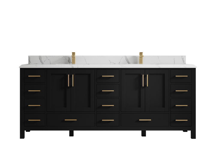 Malibu 84 in. W x 22 in. D Double Sink Bathroom Vanity - photo 27