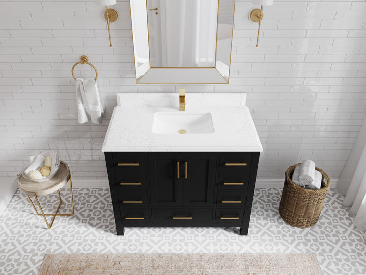 Malibu 42 in. W x 22 in. D Single Sink Bathroom Vanity - photo 26