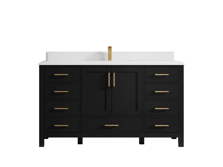 Malibu 60 in. W x 22 in. D Single Sink Bathroom Vanity - photo 29