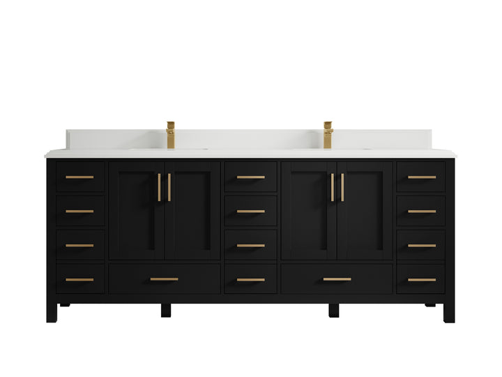 Malibu 84 in. W x 22 in. D Double Sink Bathroom Vanity - photo 13
