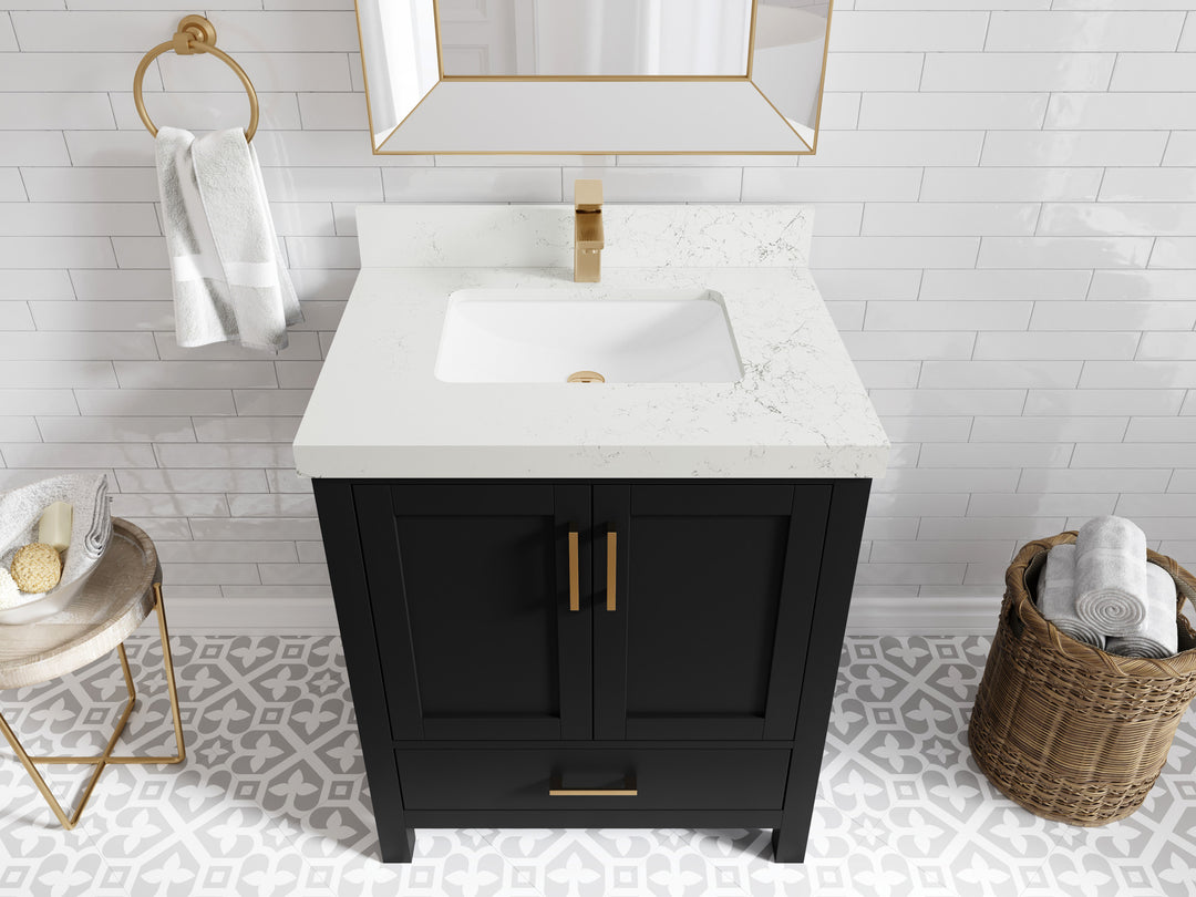 Malibu 30 in. W x 22 in. D Single Sink Bathroom Vanity
