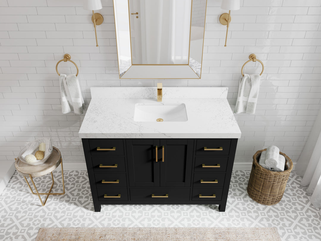 Malibu 48 in. W x 22 in. D Single Sink Bathroom Vanity