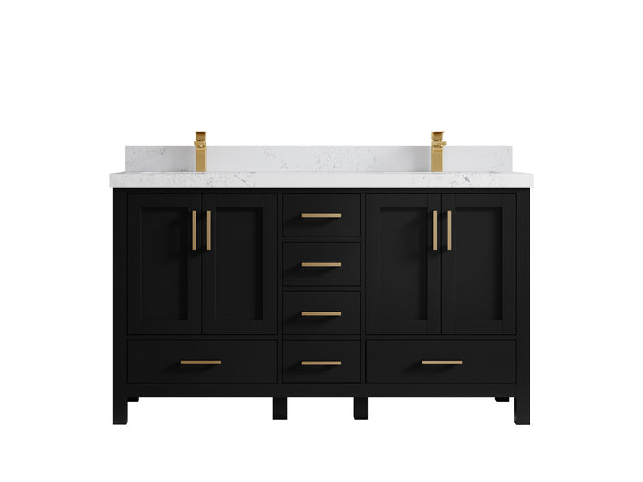 Malibu 60 in. W x 22 in. D Double Sink Bathroom Vanity - photo 31
