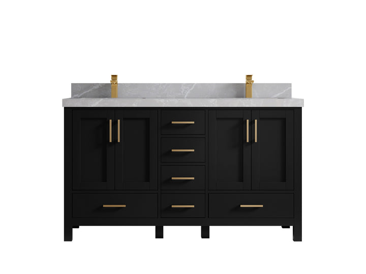 Malibu 60 in. W x 22 in. D Double Sink Bathroom Vanity - photo 33