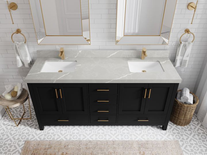 Malibu 72 in. W x 22 in. D Double Sink Bathroom Vanity - photo 33