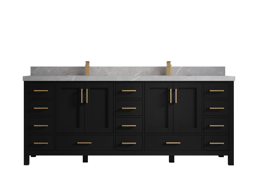 Malibu 84 in. W x 22 in. D Double Sink Bathroom Vanity