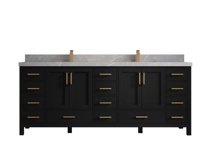 Malibu 84 in. W x 22 in. D Double Sink Bathroom Vanity - photo 33