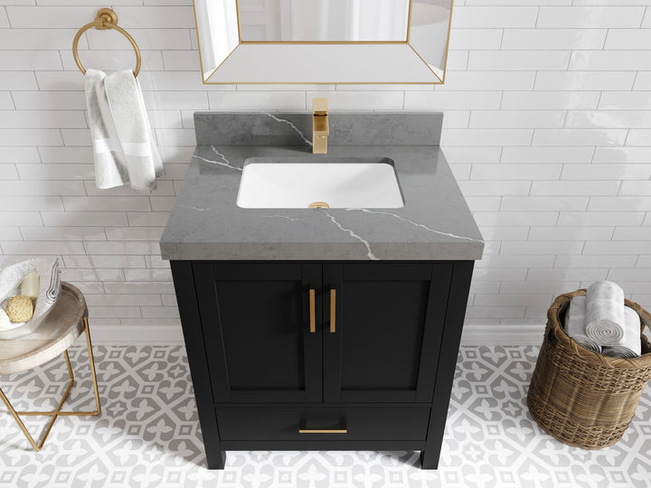 Malibu 30 in. W x 22 in. D Single Sink Bathroom Vanity - photo 34