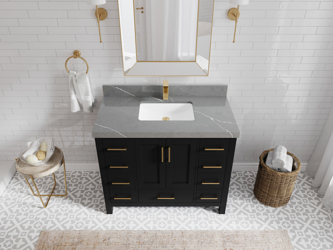 Malibu 42 in. W x 22 in. D Single Sink Bathroom Vanity