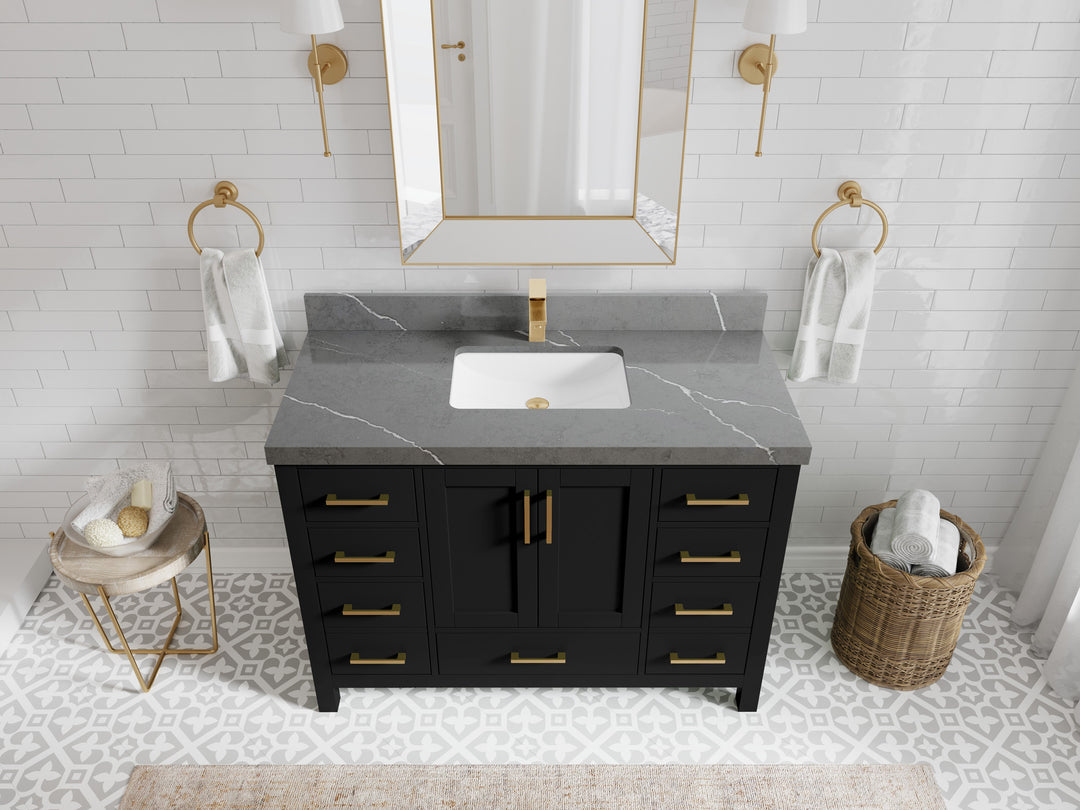 Malibu 48 in. W x 22 in. D Single Sink Bathroom Vanity