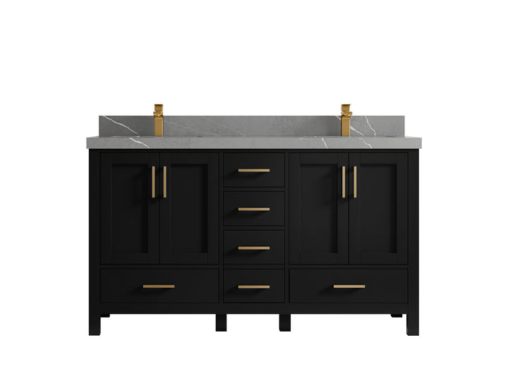 Malibu 60 in. W x 22 in. D Double Sink Bathroom Vanity - photo 35