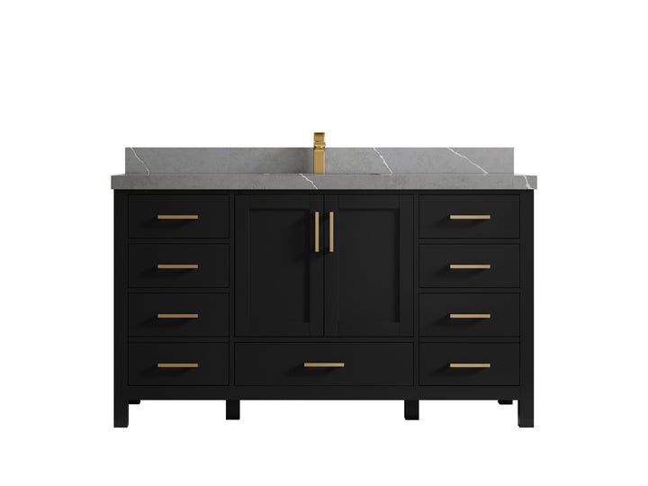 Malibu 60 in. W x 22 in. D Single Sink Bathroom Vanity - photo 35
