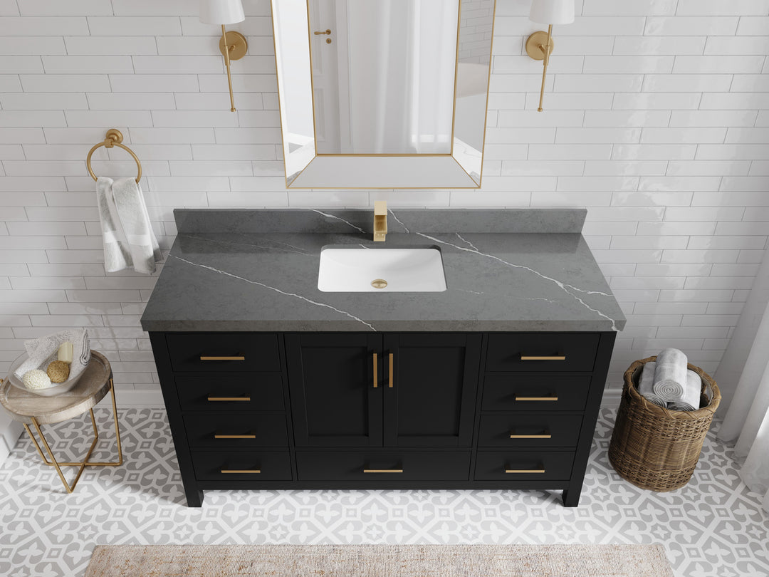 Malibu 60 in. W x 22 in. D Single Sink Bathroom Vanity