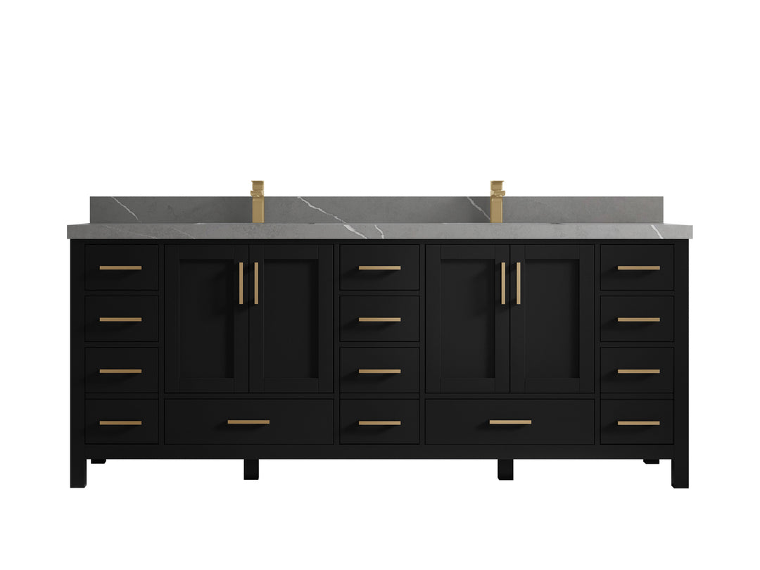 Malibu 84 in. W x 22 in. D Double Sink Bathroom Vanity