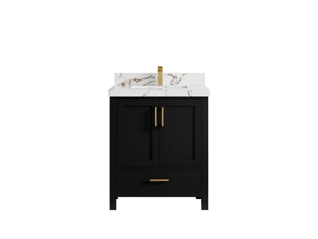 Malibu 30 in. W x 22 in. D Single Sink Bathroom Vanity
