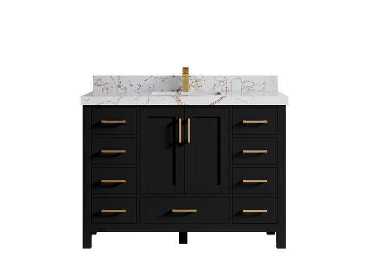 Malibu 48 in. W x 22 in. D Single Sink Bathroom Vanity - photo 39