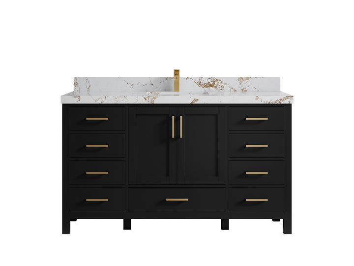 Malibu 60 in. W x 22 in. D Single Sink Bathroom Vanity - photo 39