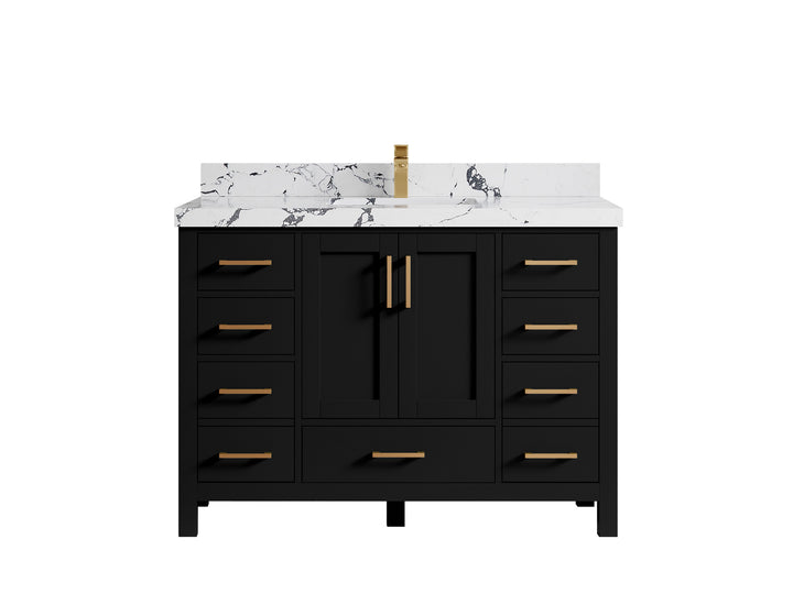 Malibu 48 in. W x 22 in. D Single Sink Bathroom Vanity - photo 41