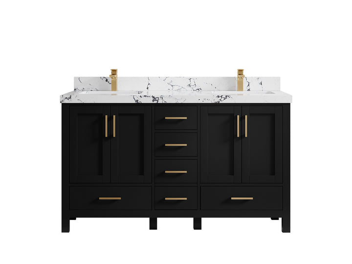 Malibu 60 in. W x 22 in. D Double Sink Bathroom Vanity - photo 41