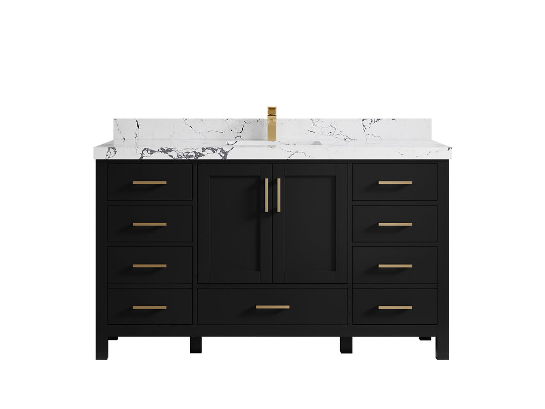 Malibu 60 in. W x 22 in. D Single Sink Bathroom Vanity