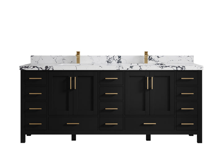 Malibu 84 in. W x 22 in. D Double Sink Bathroom Vanity - photo 41