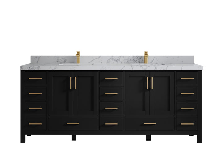 Malibu 84 in. W x 22 in. D Double Sink Bathroom Vanity - photo 43
