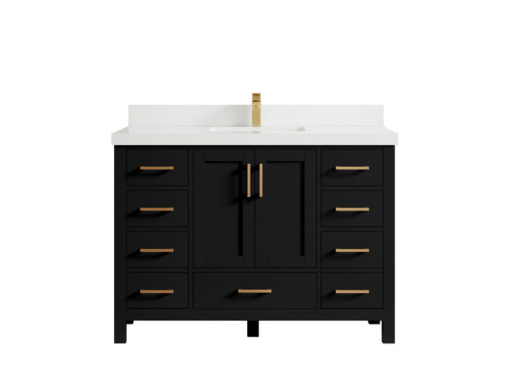Malibu 48 in. W x 22 in. D Single Sink Bathroom Vanity - photo 45