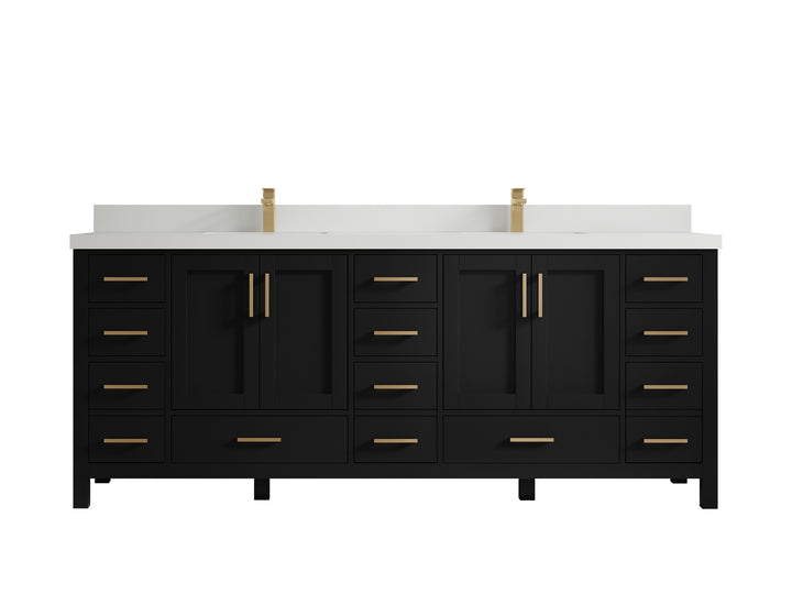 Malibu 84 in. W x 22 in. D Double Sink Bathroom Vanity - photo 45